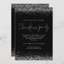 Search for black and silver christmas invitations Elegant