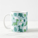 Search for cute green dinosaur mugs T rex