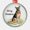 Search for german shepherd christmas tree decorations Pet