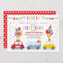 Search for car parade birthday invitations For kids