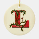 Search for letter l christmas tree decorations Alphabet