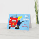 Search for fire engines birthday cards Red fire truck