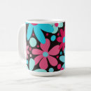 Search for funky flowers mugs Pink