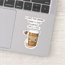 Search for love you a latte stickers Cute