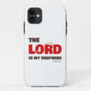 Search for the lord is my shepherd iphone cases Bible verse