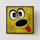 Search for dog face badges Cartoon