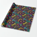 Search for video wrapping paper Neon