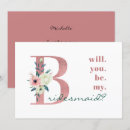 Search for wedding bouquets bridesmaid cards Modern typography