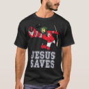 Search for jesus saves hockey tshirts Goalie