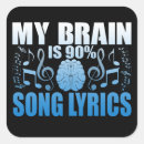 Search for lyrics stickers Song
