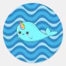 Search for blue narwhal stickers Kawaii