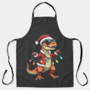 Search for dinosaur lover aprons Christmas lights