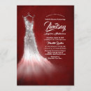 Search for red and silver bridal shower invitations Bride