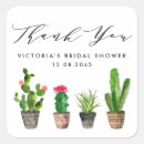 Search for cactus thank you stickers Watercolor