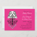 Search for damask baby shower invitations White