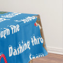 Search for candy cane tablecloths Reindeer