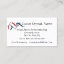 Search for plasterer business cards Drywall