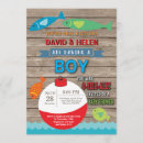 Search for fishing baby shower invitations O fish ally