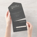 Search for charcoal wedding invitations Minimalist