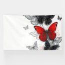 Search for butterfly banners Black