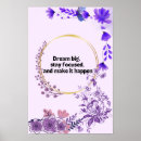 Search for stay focused posters Dream big