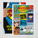 Search for comic birthday invitations Colourful