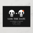 Search for skull wedding postcards Black