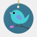 Search for blue bird christmas tree decorations Original