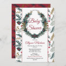 Search for holiday baby shower invitations Wreath