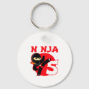Search for 5 year old birthday key rings Ninja