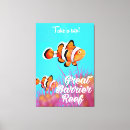 Search for reef canvas prints Clown