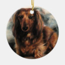 Search for long haired dachshund christmas tree decorations Puppy