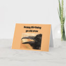 Search for crows birthday cards Black