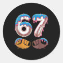 Search for number sixty stickers Six seven streetwear