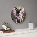 Search for pug clocks Dog