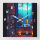 Search for library clocks Book lover