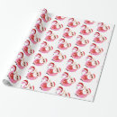 Search for kitsch christmas wrapping paper Santa claus