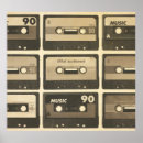 Search for vintage 80s cassette posters Background