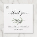 Search for olive branch wedding favour tags Calligraphy