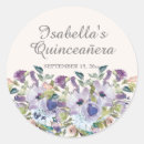 Search for elegant quinceañera stickers Floral