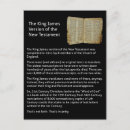 Search for king james postcards Bible