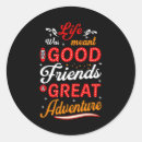 Search for life is good stickers Vintage