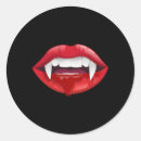 Search for vampire fangs stickers Lips