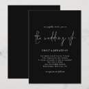 Search for monochrome invitations Simple