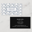 Search for contrast business cards Black and white