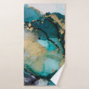 Search for gold and teal bath towels Black
