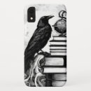 Search for black raven birds iphone cases Goth