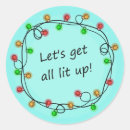 Search for new years party stickers Lights