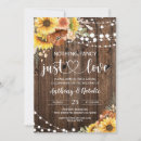 Search for sunflower wedding anniversary invitations Rustic