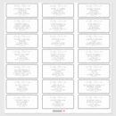 Search for invitation address stickers Minimalist